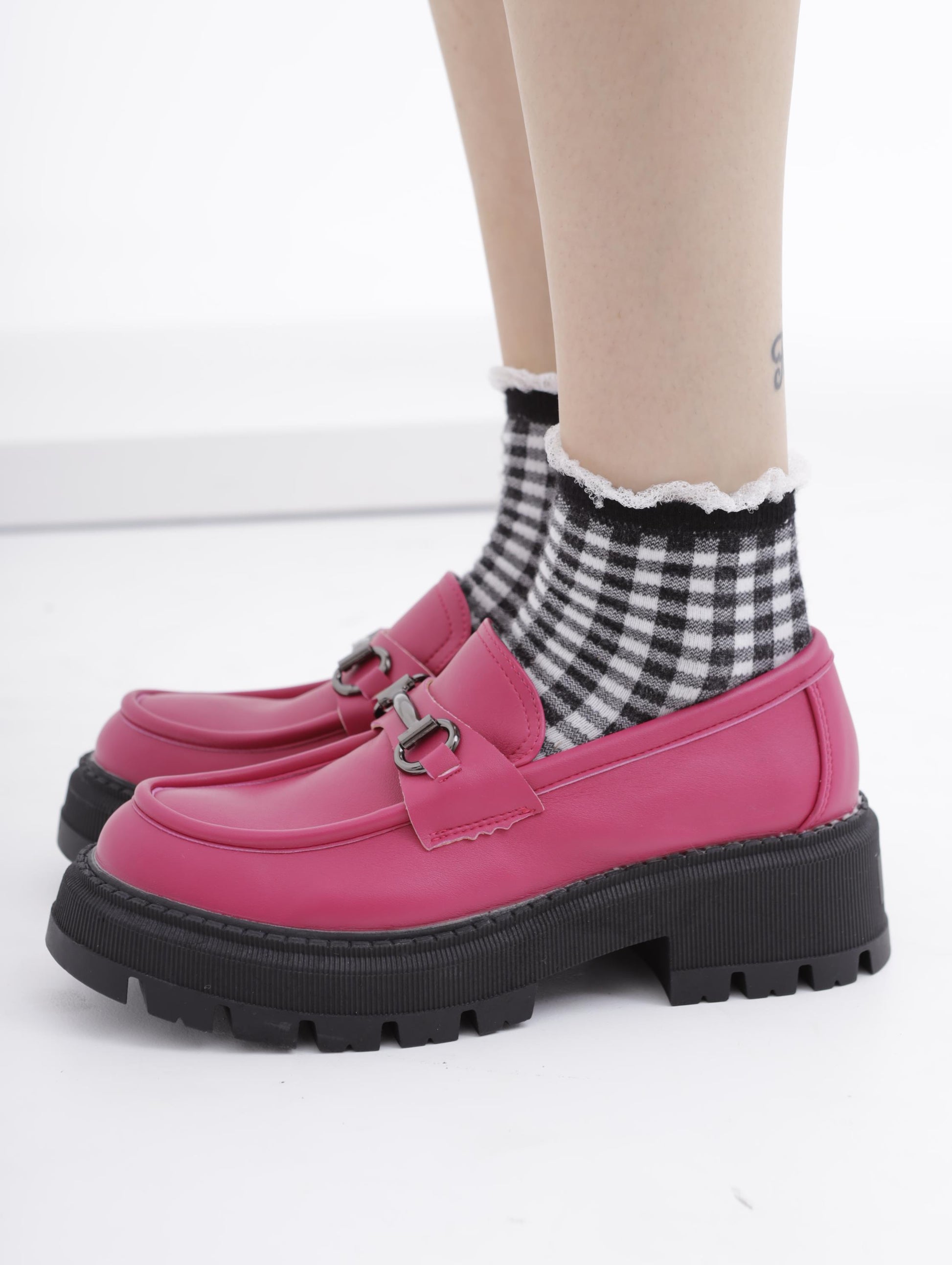 MOCASSINO MORSETTO FUXIA 