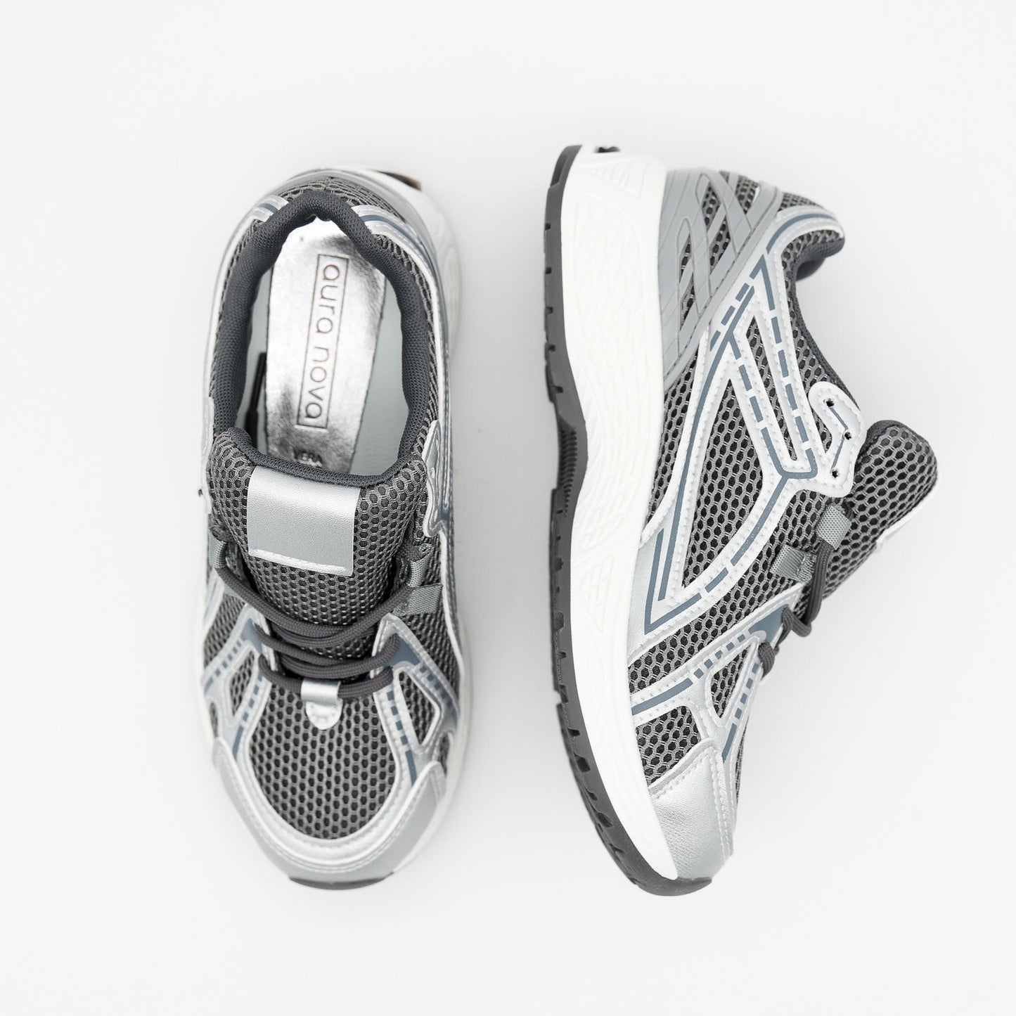 SNEAKERS GEL MESH GRIGIO 