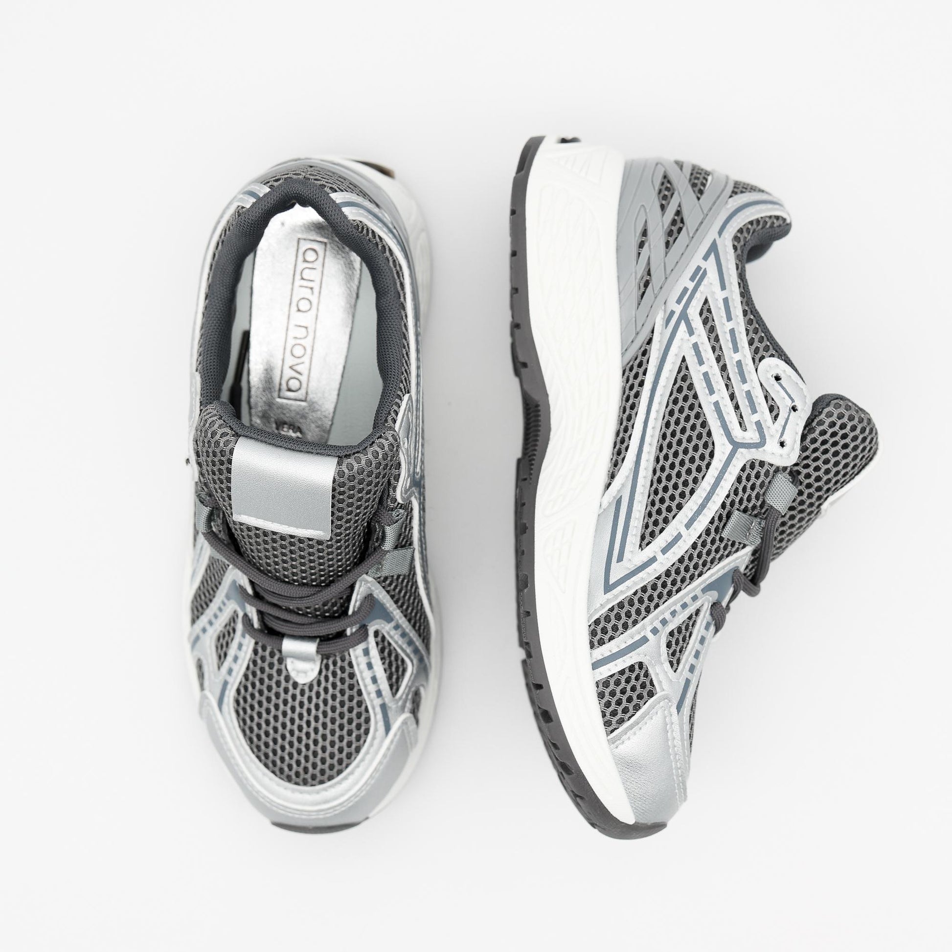 SNEAKERS GEL MESH GRIGIO 