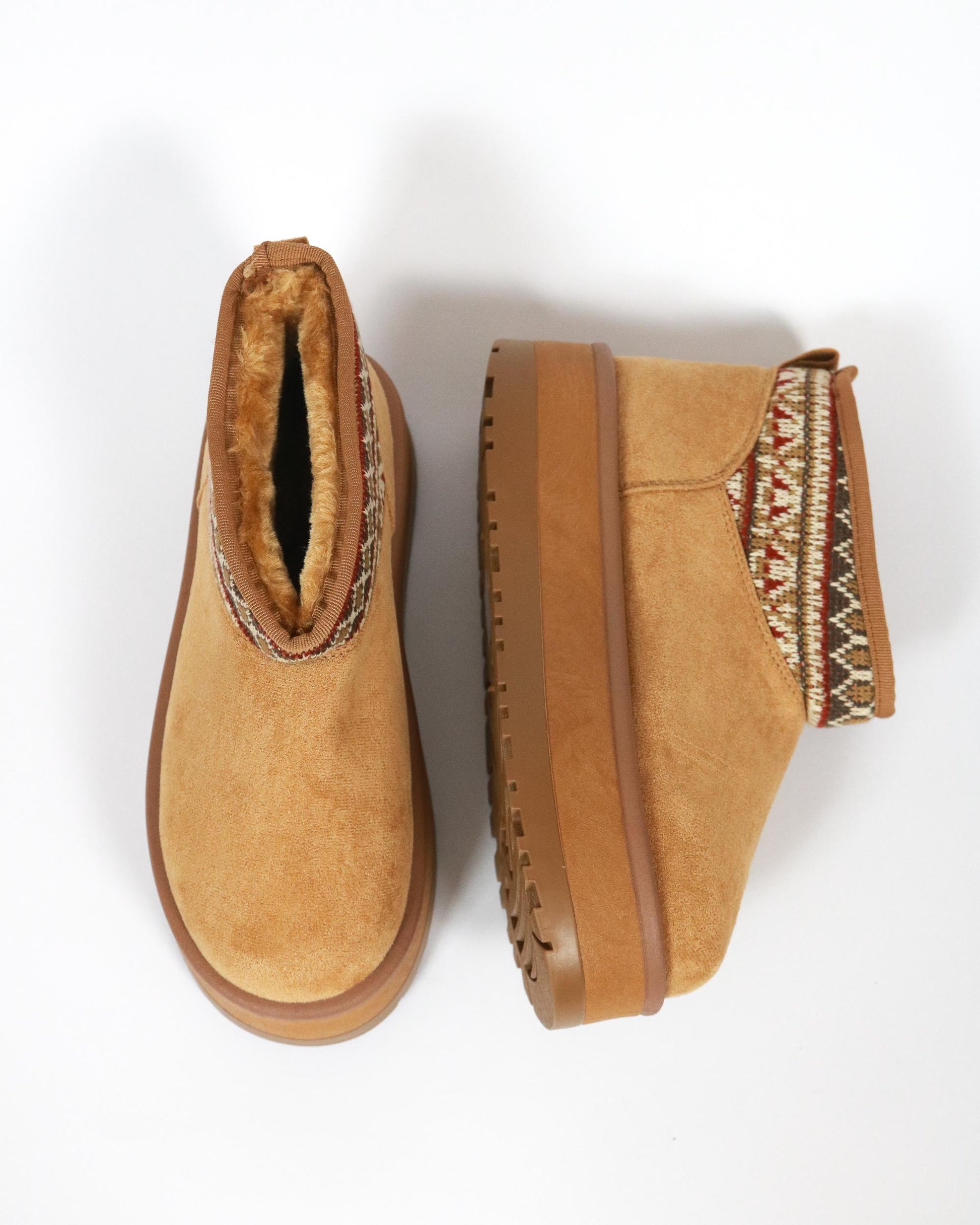 STIVALETTO MAMMUT BORDATO CAMEL 