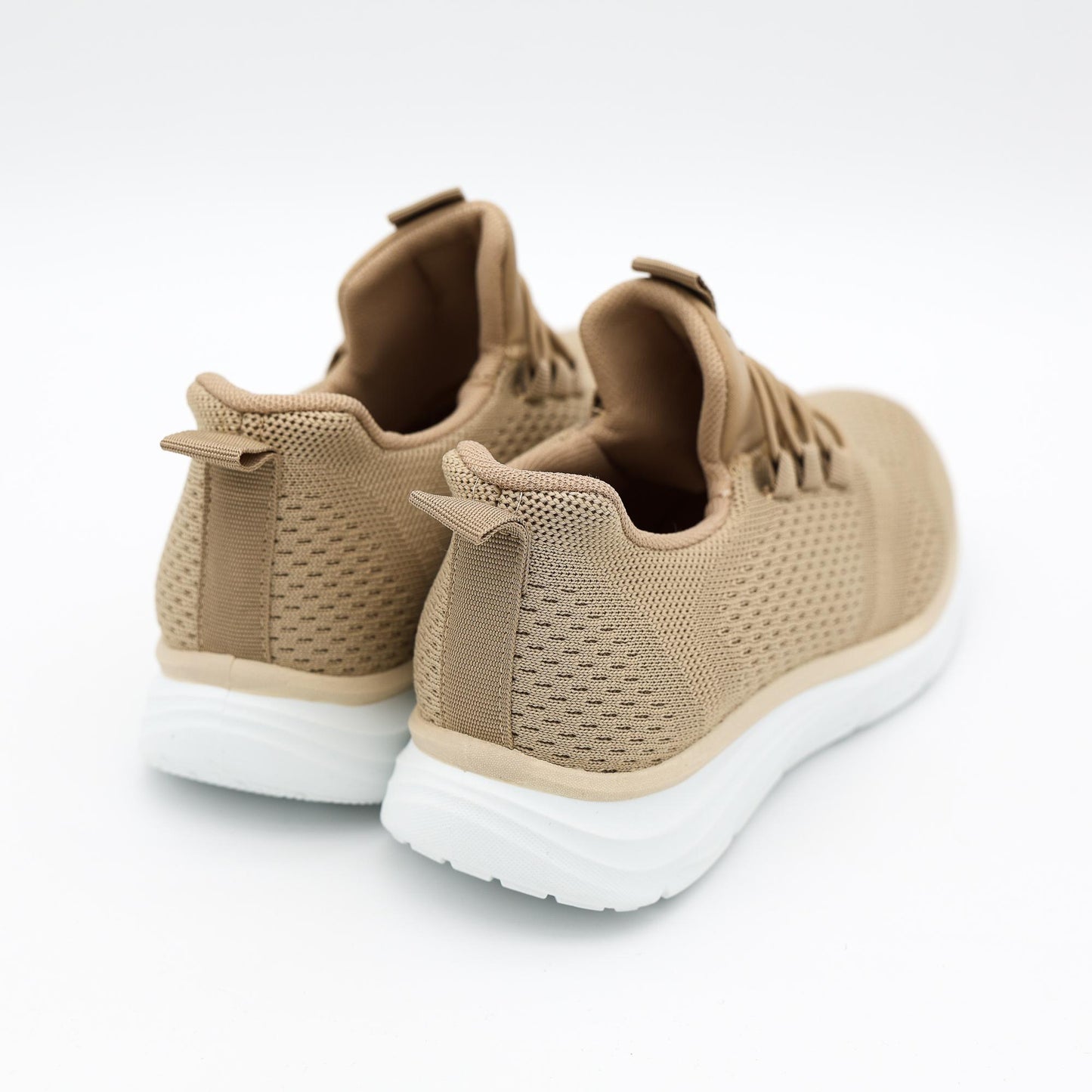 SNEAKERS MESH LACCI BEIGE 