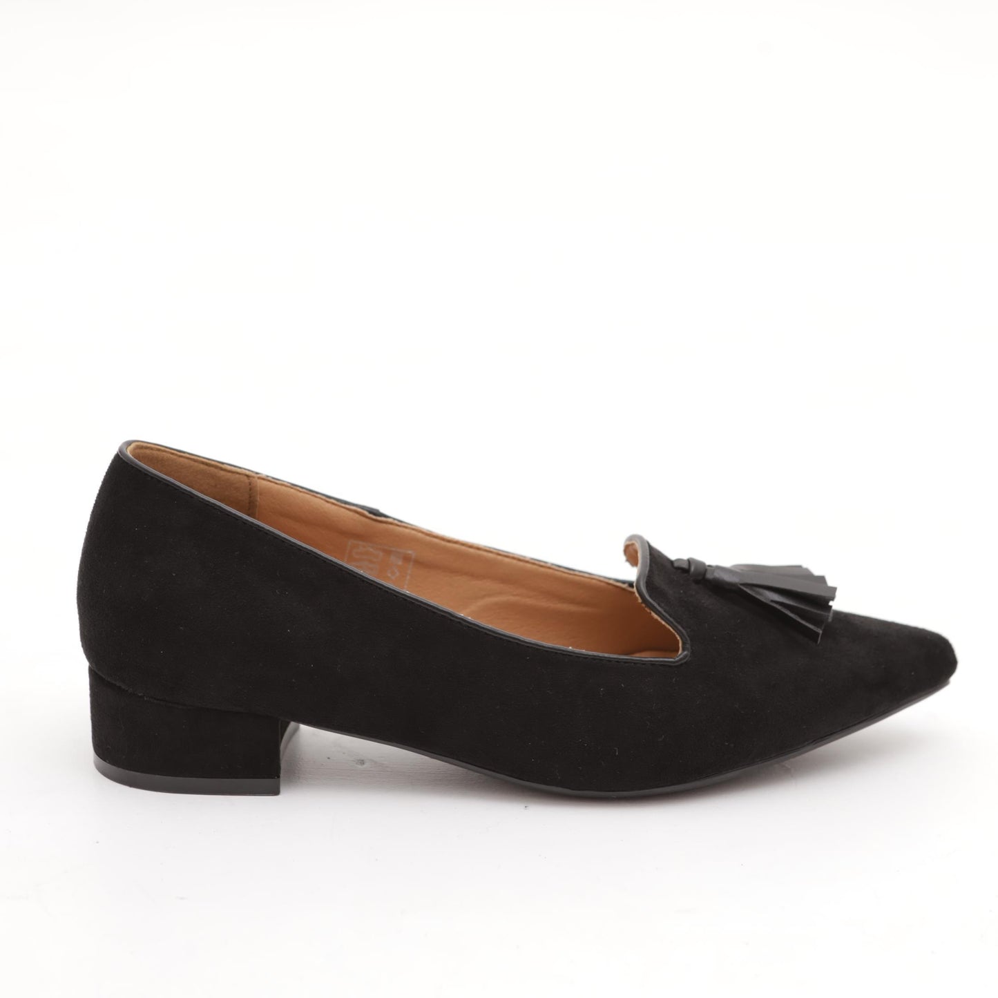 DECOLLETE' BASSA NAPPINE NERO 