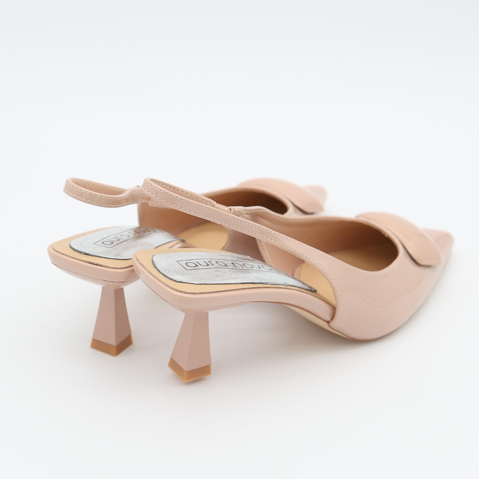 SLINGBACK SQUARE NUDE 