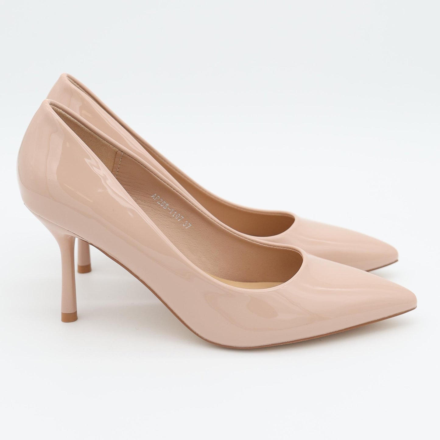 DECOLLETE TACCO VERNICE NUDE 