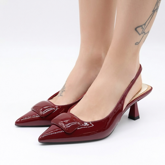 SLINGBACK SQUARE WINE