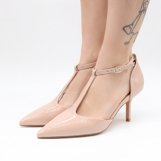 T-BAR CON TACCO NUDE